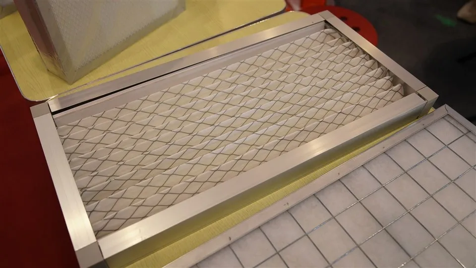 HVAC havo filtri sim to'rli yuviladigan oldindan filtrli elektrostatik chang to'r filtri AC bardoshli zanglamaydigan